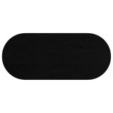 Cumpara ieftin Blat de masa maro inchis 140x60x4 cm lemn masiv de stejar oval