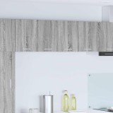 vidaXL Dulap suspendat cu ușă 2 pcs Gri Sonoma și Alb 60 x 31 x 40 cm 884173
