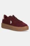 U.S. Polo Assn. sneakers JODY002 culoarea bordo, JODY002W/EU1