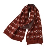 Cumpara ieftin Fular tricotat Fulgi de nea