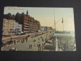 Carte Poștală Britanică originală &ndash; Drumul Regelui ,Brighton (cel mai probabil din perioada 1900&ndash;1940), Circulata, Printata
