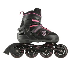 Role Reglabile Nils Extreme NA19088 Negru/Roz, M(35-38)