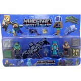 Set figurine Minecraft Aquatic update Dragon si Zombie