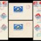 1964 Romania - 8 FDC Navigatia cosmica (dt + ndt + 2 varietati colita) LP 576, LP 576 a, LP 577