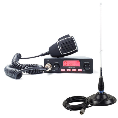 Kit Statie radio CB TTi TCB-550 EVO + Antena PNI ML145 cu magnet foto