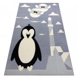 Covor BCF Flash Penguin 3997 - Pinguin gri, 140x190 cm