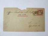 Rar! Plic circulat 1873 emis in perioada Imperiului German(Deutsche Reichspost) cu stampila rara:Marele Ducat de Oldenburg