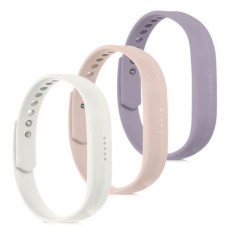 Set 3 Curele pentru Fitbit Flex 2, Kwmobile, Multicolor, Silicon, 39614.02