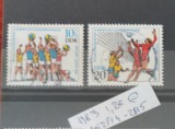 TS21 - Timbre serie DDR 1983 Mi2814-2815, Stampilat