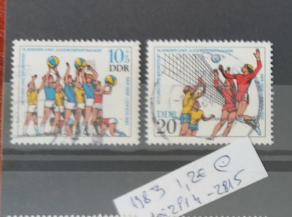 TS21 - Timbre serie DDR 1983 Mi2814-2815