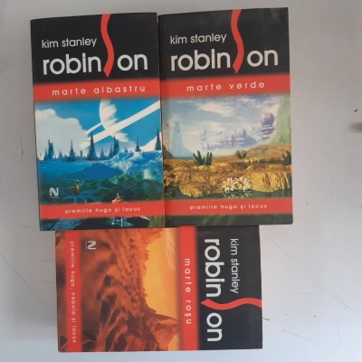 Trilogia MARTE &amp;ndash; Kim Stanley Robinson - 3 volume foto