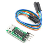 Modul 4 pini CH340C Micro USB to TTL inlocuitor al CP2102 / CH340G (c.608)