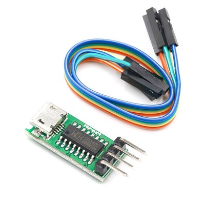 Modul 4 pini CH340C Micro USB to TTL inlocuitor al CP2102 / CH340G (c.608) foto