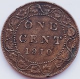 2284 Canada 1 cent 1910 Edward VII km 8, America de Nord