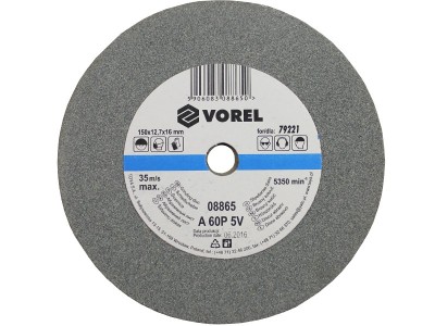 Disc abraziv fin pentru polizor de banc 150x12x15 mm VOREL foto