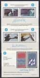 Germania 1984 - Jocurile Olimpice 1984 - 5 Colite SUVENIR FILATELIC, 4 Poze, MNH