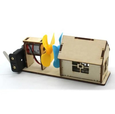 Kit DIY Turbina Eoliana, Jucarie Educationala pentru Copii , compatibil foto