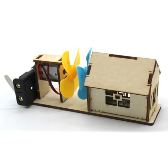 Kit DIY Turbina Eoliana, Jucarie Educationala pentru Copii , compatibil