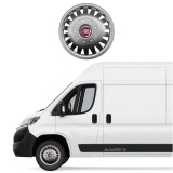 Set 4 capace roti 16 inchi (R16) bombate compatibile Fiat, model 410