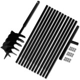 Cumpara ieftin Burghiu de sol cu maner 200 mm cu tub prelungitor 13 m, otel