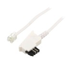 Cablu Telefon Goobay RJ11 - Mufă F TAE 10m Alb CCA 68541