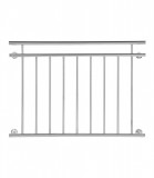 Balustrada pentru balcon franceza, Inox, 90 x 128 cm