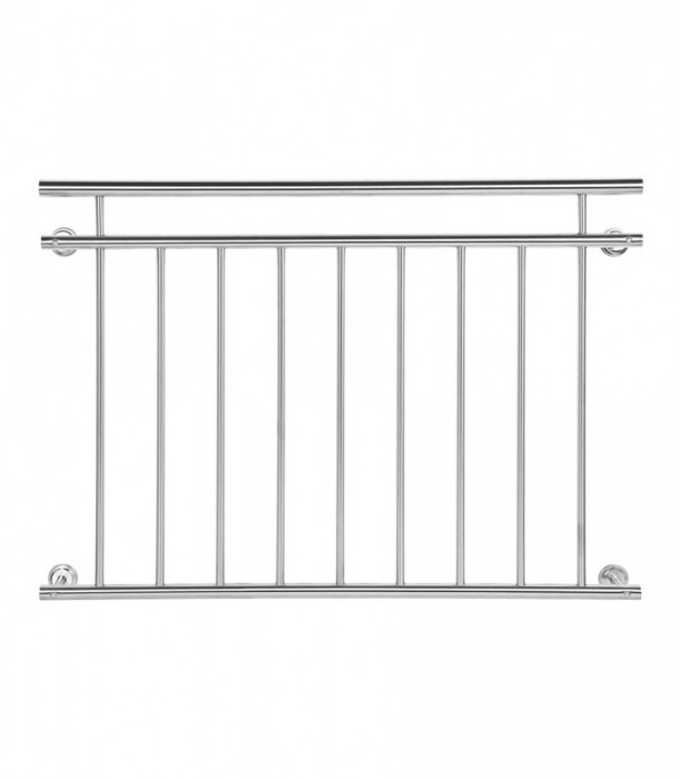 Balustrada pentru balcon franceza, Inox, 90 x 128 cm