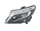 Far MERCEDES Clasa V/Vito (W447), 04.2014-, partea Stanga, HELLA, cu sistem iluminat in curba; cu &amp;quot;lumina timp de zi&amp;quot; tip LED; LED; electri
