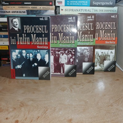 PROCESUL LUI IULIU MANIU * 4 VOL , 2001 foto