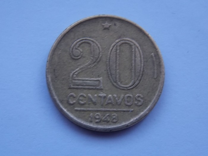 20 CENTAVOS 1948 BRAZILIA