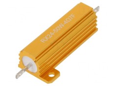 Rezistor bobinat cu radiator 4,7&Omega; 50W &plusmn;1%