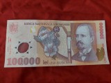 Bancnota 2001,bancnota veche ROMANEASCA 100000,UNA SUTA Lei-Serie-014c1658698