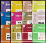 Romania 1973 - Lot 12 reviste filatelice romanesti FILATELIA / An XXII complet