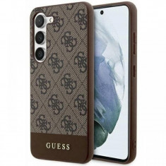 Guess Husa 4G Metal Gold Logo Samsung Galaxy S24 Maro