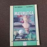 MATEMATICA PENTRU EXAMENUL DE BACALAUREAT M1.M2,M3 208 MARIAN ANDRONACHE DINU SERBANESCU