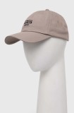 Gestuz șapcă de baseball din bumbac culoarea gri, cu imprimeu 10908928