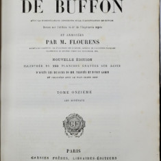 OEUVRES COMPLETES DE BUFFON, VOL . 11, MINERALELE - PARIS, 1853