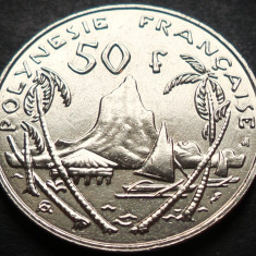 Moneda exotica 50 FRANCI - POLYNESIE / POLINEZIA FRANCEZA, anul 1999 * cod 715