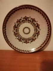 Farfurie ceramica de perete Handarbeit aus Gmunden Austria 21 cm foto