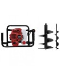 Set Motoburghiu pentru pamant 6 Cp, Campion Fachmann + 2 Burghii 150/250 mm x 800 mm