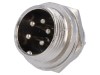 Conector Soclu Microfon CLIFF 5 Pini Montare Panou Diametru 16mm Model FC684205