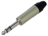 Conector AMPHENOL Jack 6,3mm Stereo 3 Piste Mufă Tată Drept QS3P