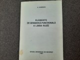 ELEMENTE DE GRAMATICA FUNCTIONALA A LIMBII RUSE SOLOMON VAIMERG