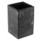 Suport Periuță de Dinți, Model Vintage, Ciment, Culoare Negru, Dimensiuni 7x7x11cm