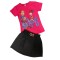 Set Tricou si Fusta 5-13 Ani Corai - 8ANIMarimea