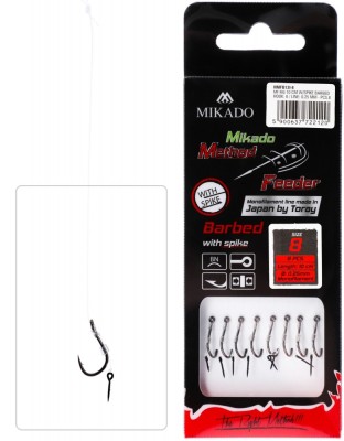 CARLIGE LEGATE MIKADO METHOD FEEDER RIG 10CM Nr.6 0.28mm 8buc/plic foto
