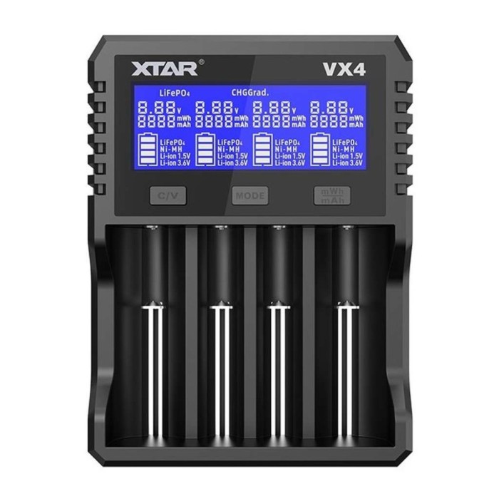 Incarcator Xtar VX4 universal Li-Ion Ni-MH LiFePO4