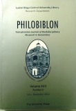 Philobiblon. Transylvanian Journal of Multidisciplinarity Research, engl., noua