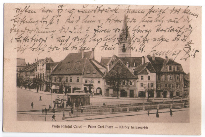 1927 - Sibiu, piata Printul Carol (jud. Sibiu)