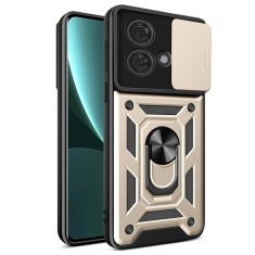 Husa Motorola Edge 40 Neo protectie camera Asteroid GSM CamShield Series, auriu